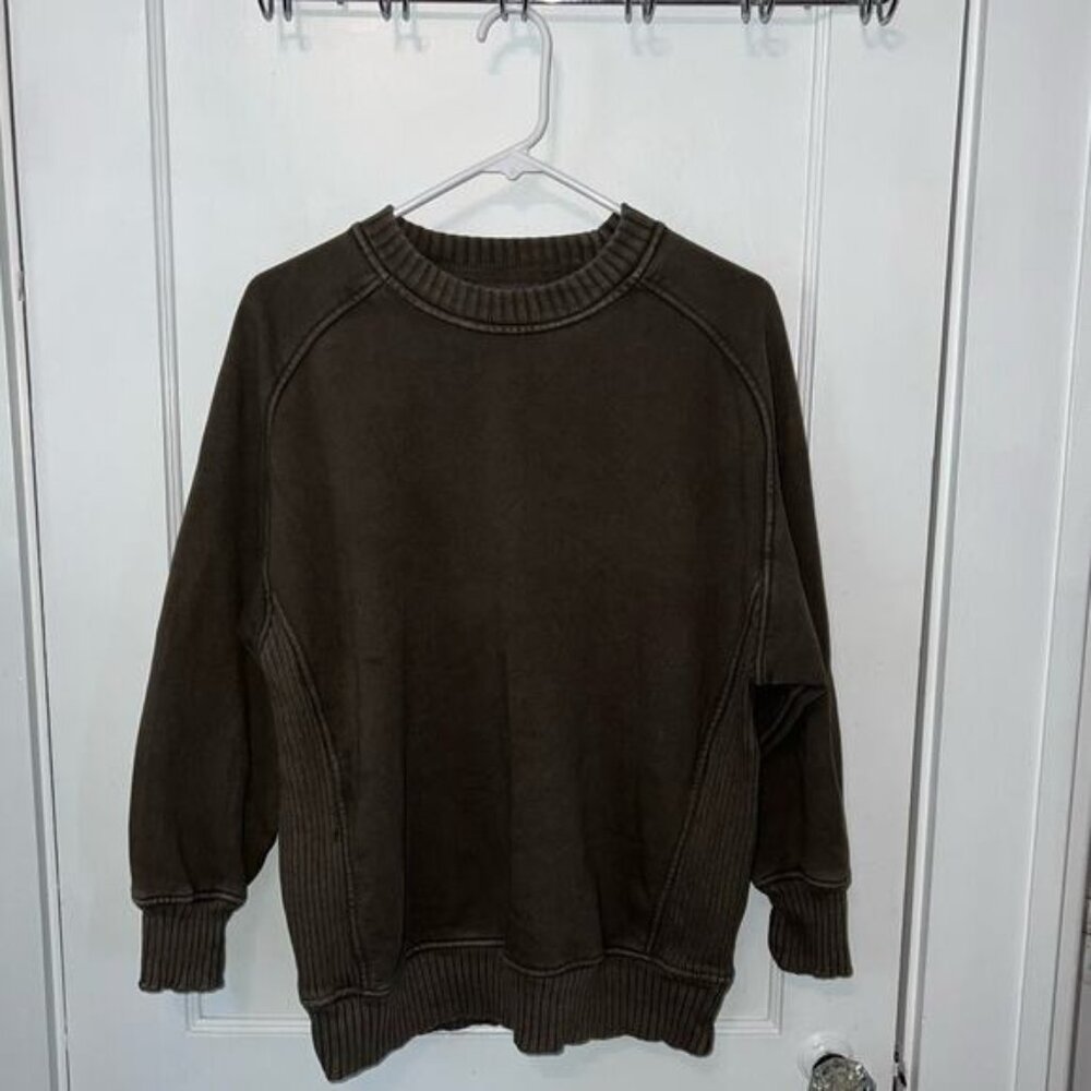 Aerie women's oversized pullover sweatshirt size XS